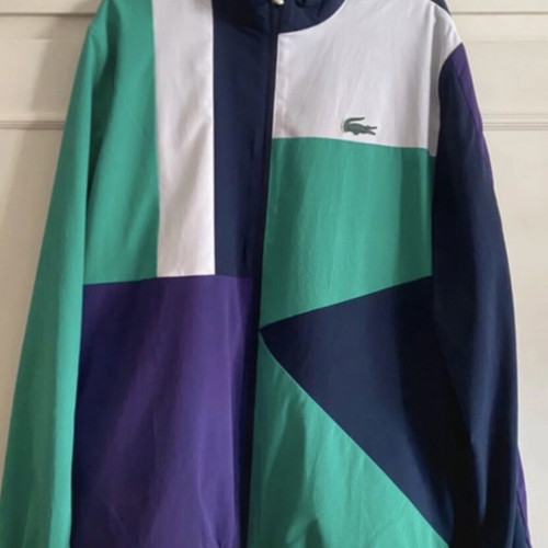 Lacoste Sport Crocodile Print Tennis Jacket new, XL, multicolor