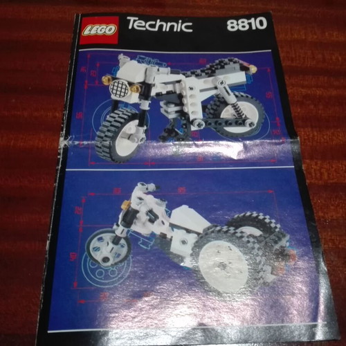 Lego 8810 motorcycle used complete 100% with booklet
