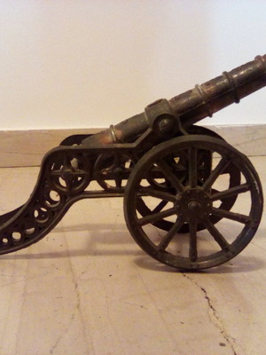 Μπρούτζινο διακοσμητικό κανόνι μεταχειρισμένο