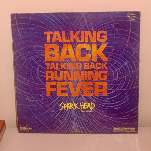Red Lorry Yellow Lorry Talking Back / Running Fever 12" Maxi-Single like new