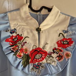 Boohoo dress like new with impressive embroidery, size M