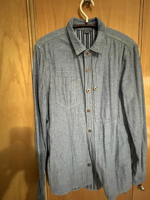 Firetrap cotton shirt like new, gray, size S