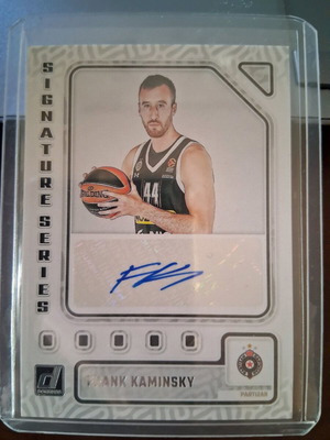 2024-25 Panini Donruss Euroleague Frank Kaminsky Signature Series card like new