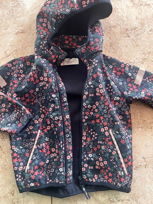 Αδιάβροχο μπουφάν H&M για κορίτσια 3-4 ετών σαν καινούργιο, μπλε-ροζ