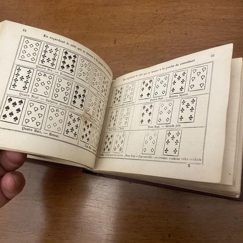 La Veritable Cartomancie book used, Paris edition 1865, French
