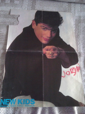 Αφίσα New Kids On The Block μεταχειρισμένη με σημάδια χρήσης