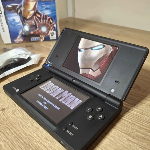 Nintendo DSi Black like new with IronMan DS game and USB charger