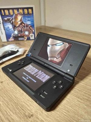 Nintendo DSi Black like new with IronMan DS game and USB charger