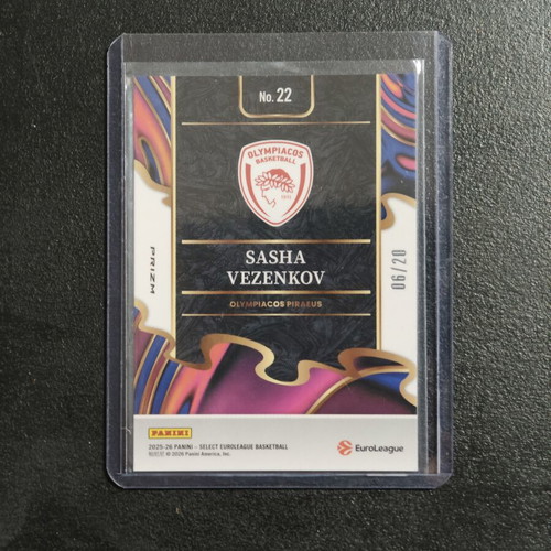 Select Clutch Sasha Vezenkov 6/20 basketball card