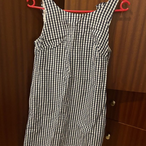 Zara checked mini dress XS