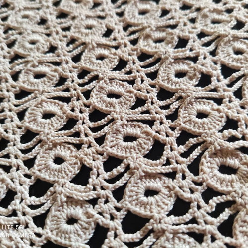 Crochet doily new 88cm x 31cm