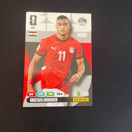 Panini FIFA World Cup 2026 Adrenalyn XL Mostafa Mohamed HERO card used