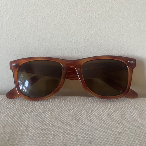 Pierre Cardin oversized square sunglasses used, tortoise acetate