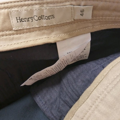 Henry Cottons cotton skirt like new, beige and blue, size XXL