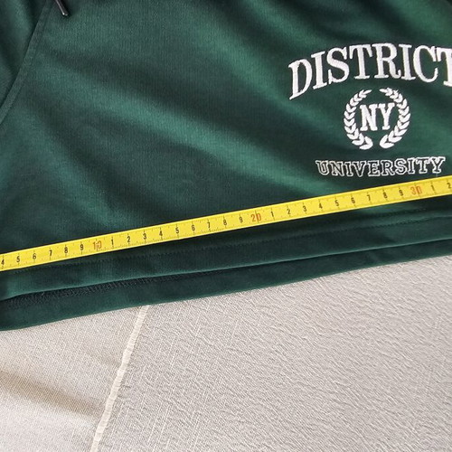 District75 green shorts XL new with tag