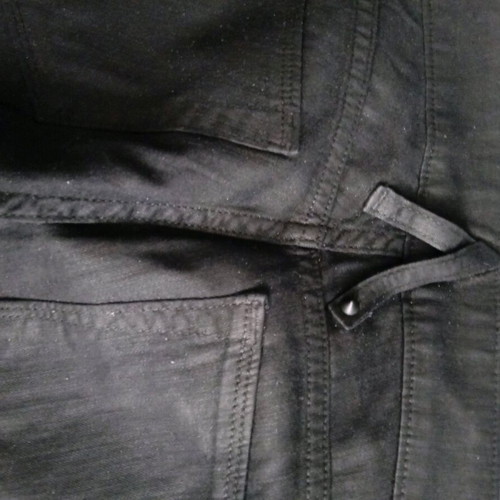 Cycle black denim pants with blue details like new, size M