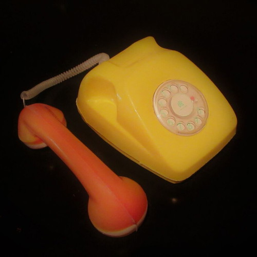 Greek Plastic Toy Telephone OTE 70s like new