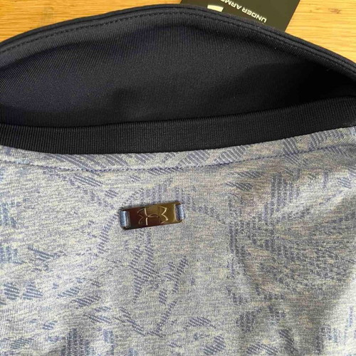 Under Armour women's polo shirt new, blue, size L