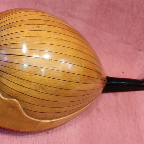 Mandolin Russian handmade 1950 used, length 65cm