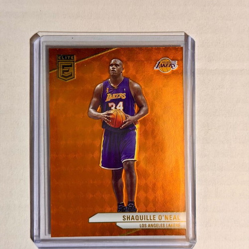 2023-24 Donruss Elite #36 Shaquille O'Neal Orange Parallel NBA HOF LA Lakers card new