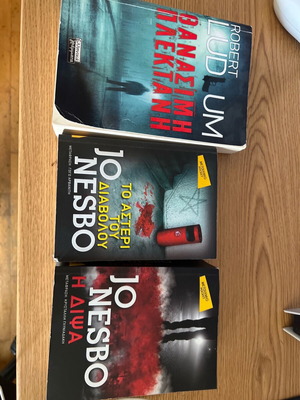 Jo Nesbo Crime Novels Used, The Devil's Star, The Thirst, Deadly Plea