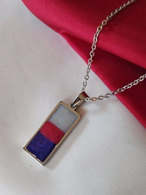 Necklace new, handmade stainless steel in three colors