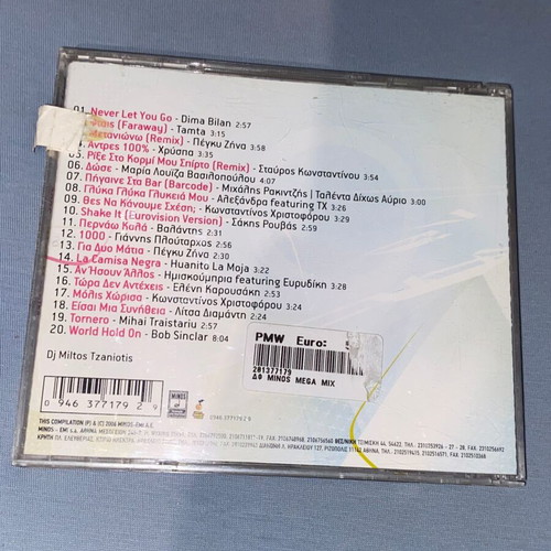 Minos Megamix 2006 new pop CD