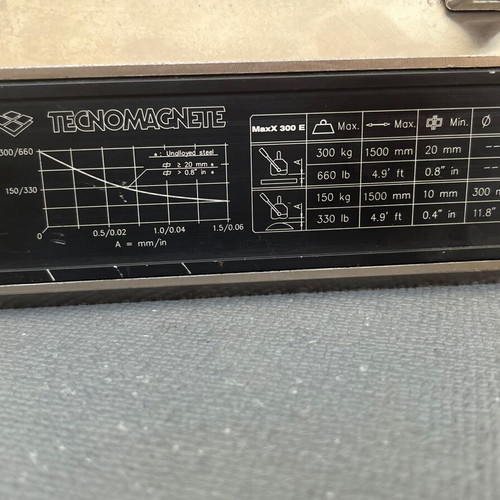 Max 300 lifting magnets with operating lever like new