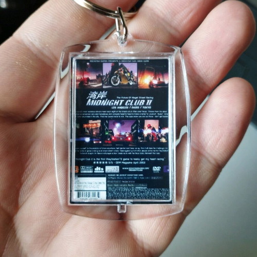 Midnight Club 2 PS2 acrylic keychain