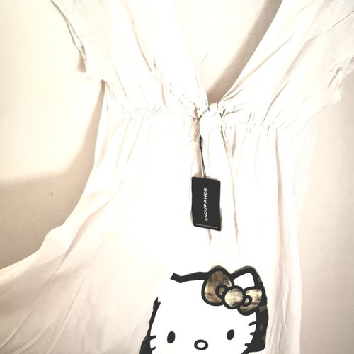Hello Kitty dress linen and cotton, size Small, new