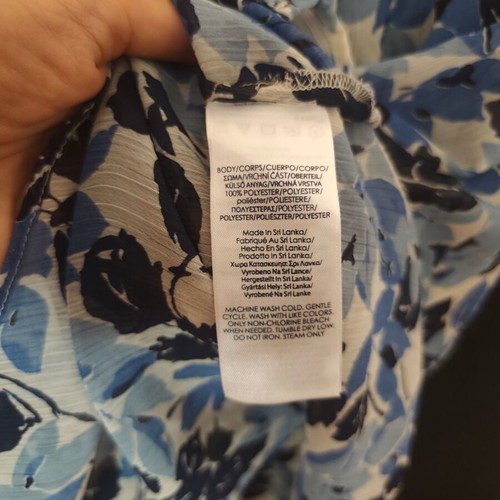 Chaps vintage shirt by Ralph Lauren, lightweight floral design
