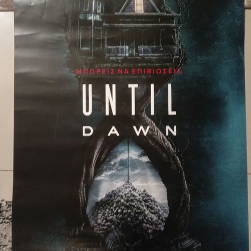 Until Dawn poster like new 70cm x 100cm