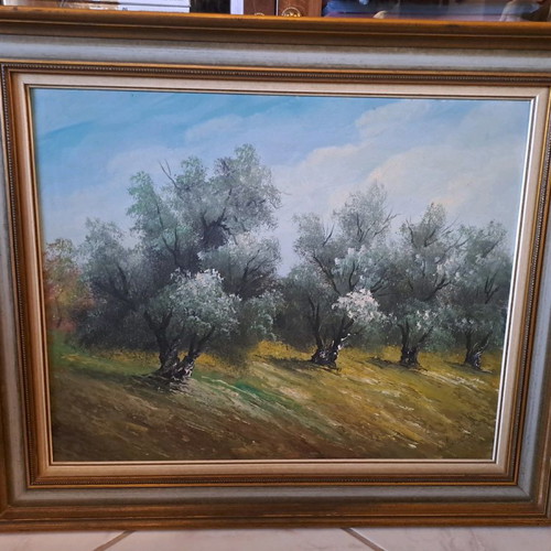 Anastasiadou Signed Painting 49x39 cm