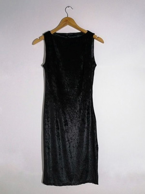 Attrattivo dress used, long black, size S