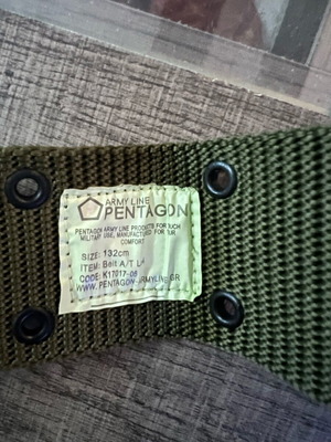 Pentagon Military Belt 132cm brand new, green