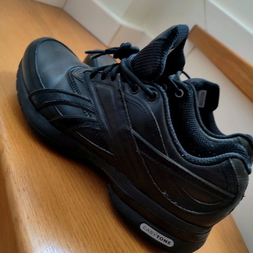 Reebok EasyTone black athletic shoes size 37, worn few times