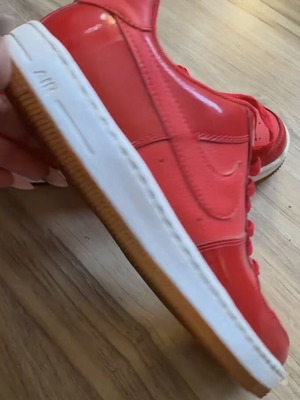 Nike W AF1 Shadow leather sneakers like new, size 37.5, red