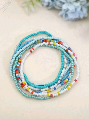 Handmade anklet in mixed colors, made to order
