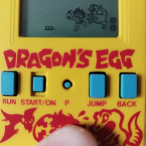 Casio Dragon's Egg CG-122A handheld game used, works without batteries