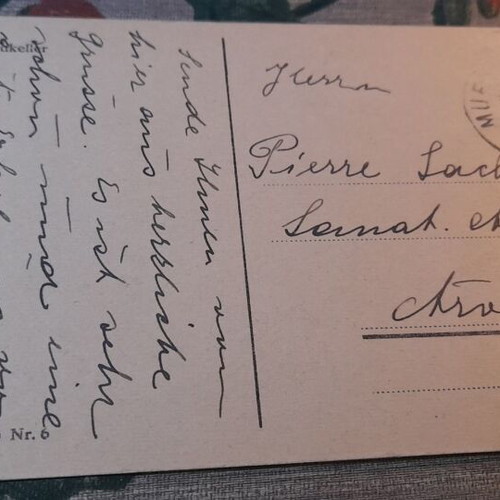 Vintage Munich Löwenbräukeller postcard like new, early 20th century