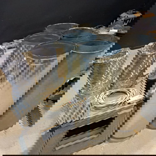 Επαγγελματικός εξοπλισμός εξαερισμού μεταχειρισμένος με παρελκόμενα 2HP για 50-100τμ