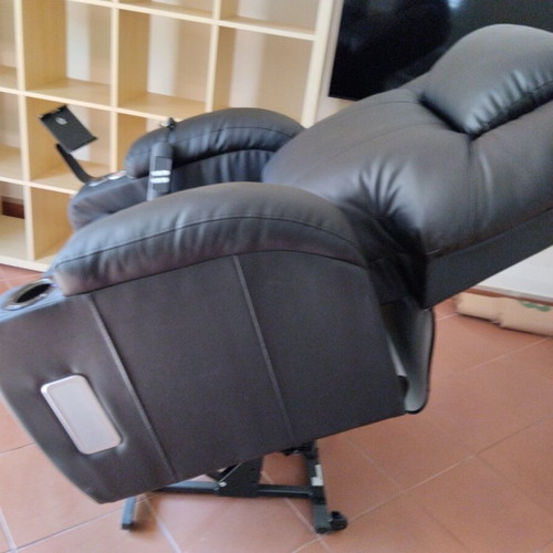 Electric recliner armchair with massage like new