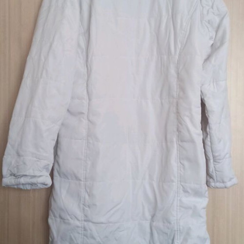 Le Coq Sportif Long Jacket white like new, women's