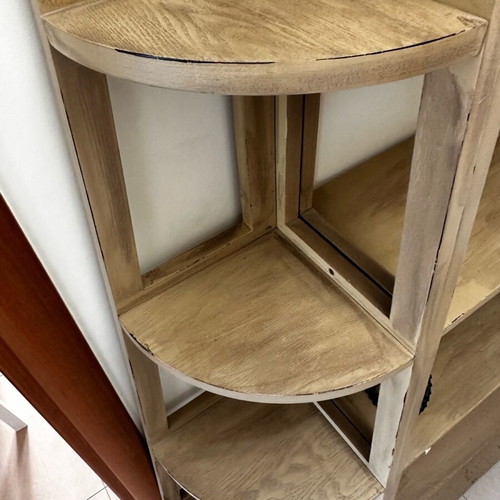 Wooden bookshelf used, 3 pieces total 210x160 cm