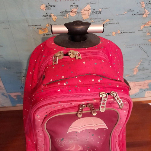 Polo school bag used for girls with wheels