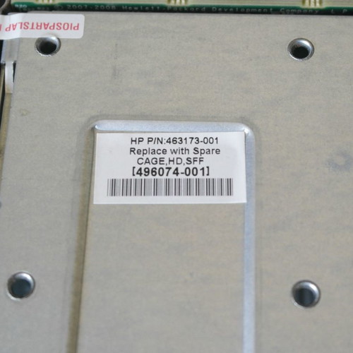 HP Proliant DL380 Drive Cage with Backplane 463173-001 used