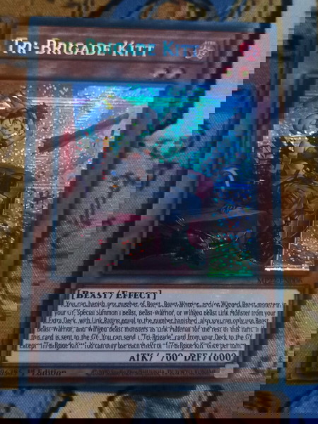 Tri Brigade Kitt (Secret Rare, Yugioh)