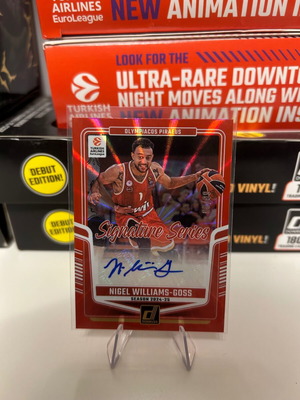 Αυτόγραφο Euroleague Nigel William Goss Red Auto /99 καινούργιο