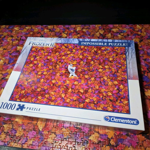Frozen II Disney puzzle 1000 pieces used