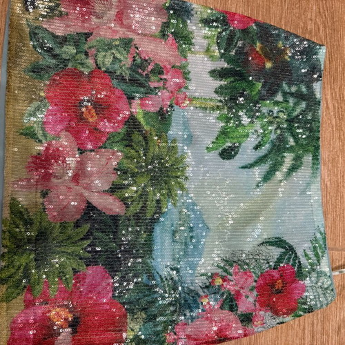 Pinko skirt, blue multicolor, size S / 36 / 8